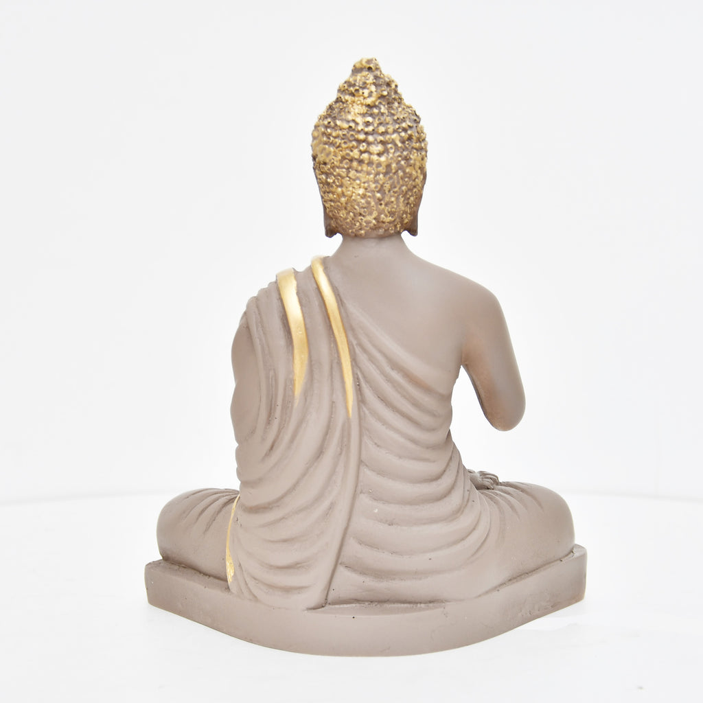 Light Brown and gold colour Buddha Statue