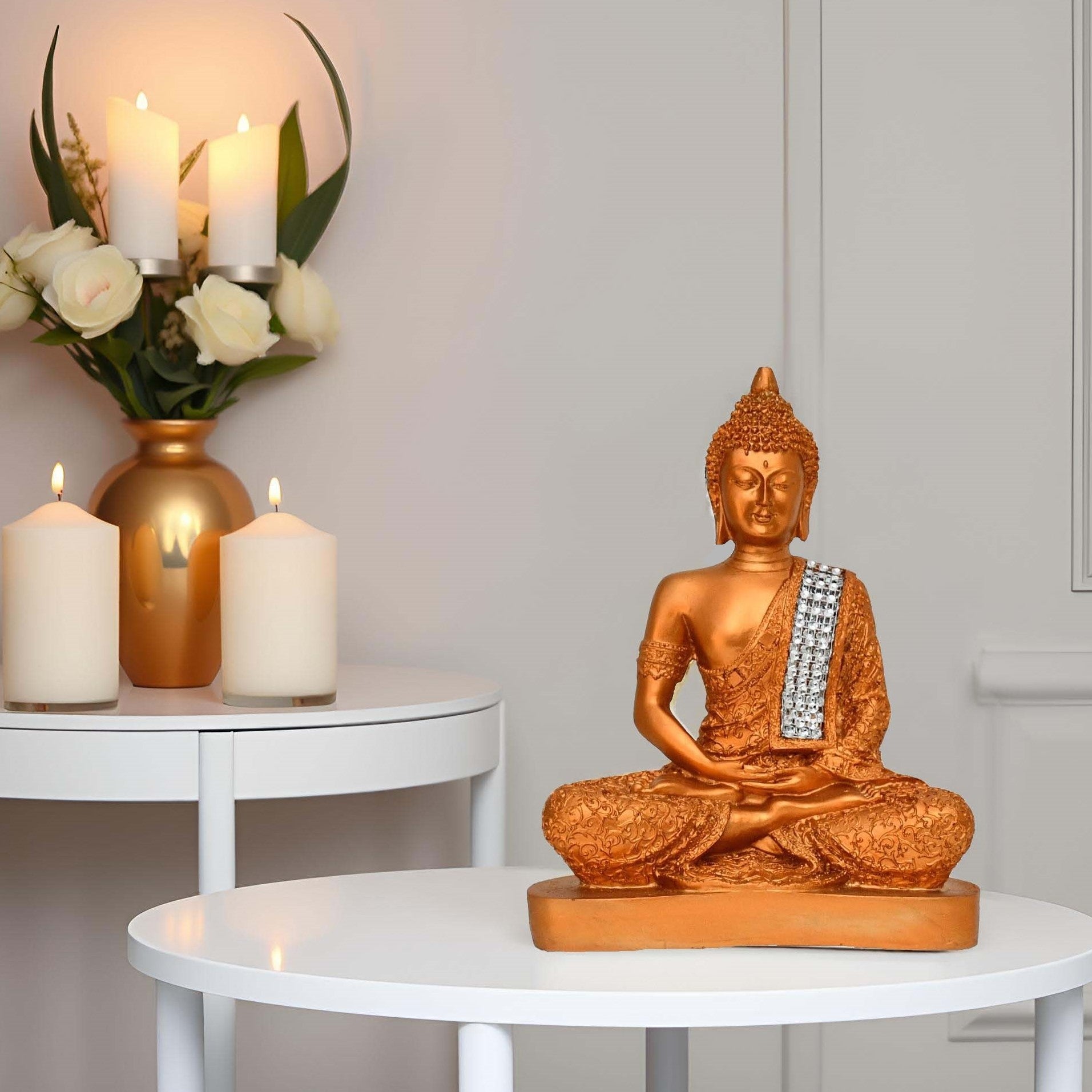 Serene Buddha Murti - Perfect for Spiritual Calm & Balance