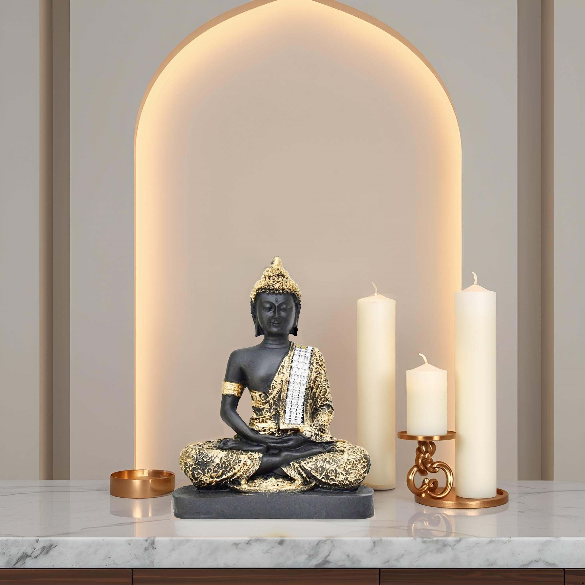 Handcrafted Buddha Statue - Symbol of Peace & Prosperity