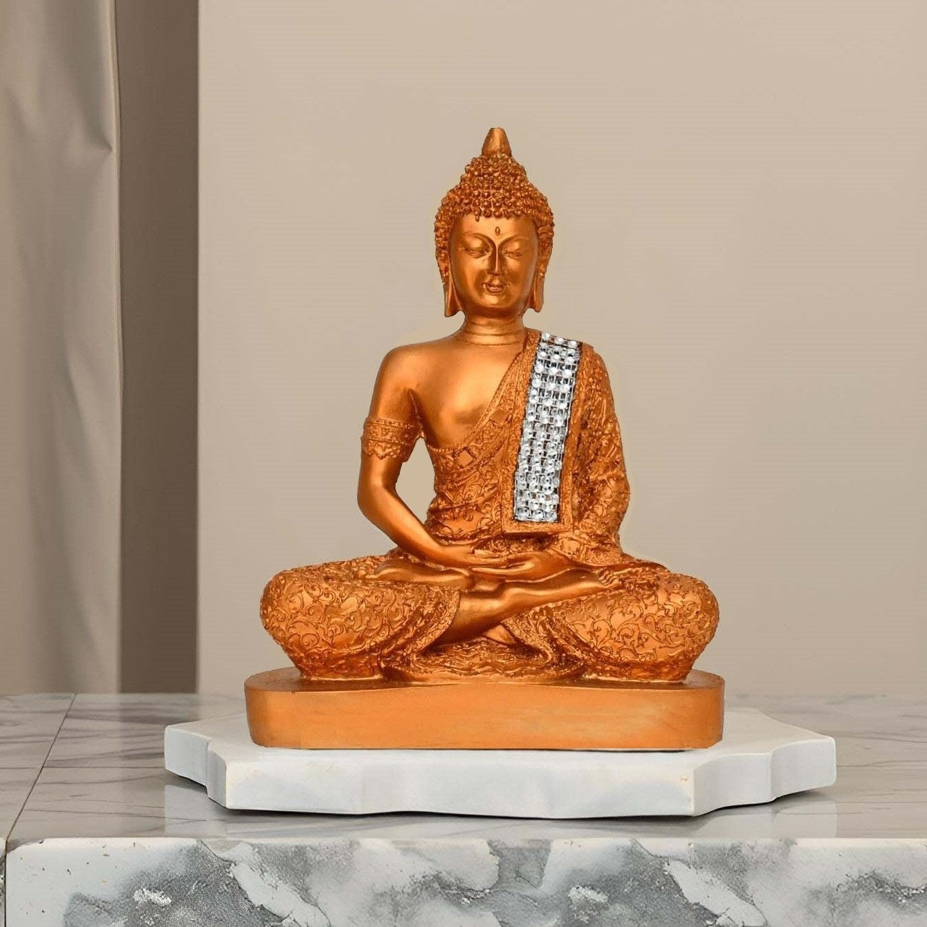 Serene Buddha Murti - Perfect for Spiritual Calm & Balance