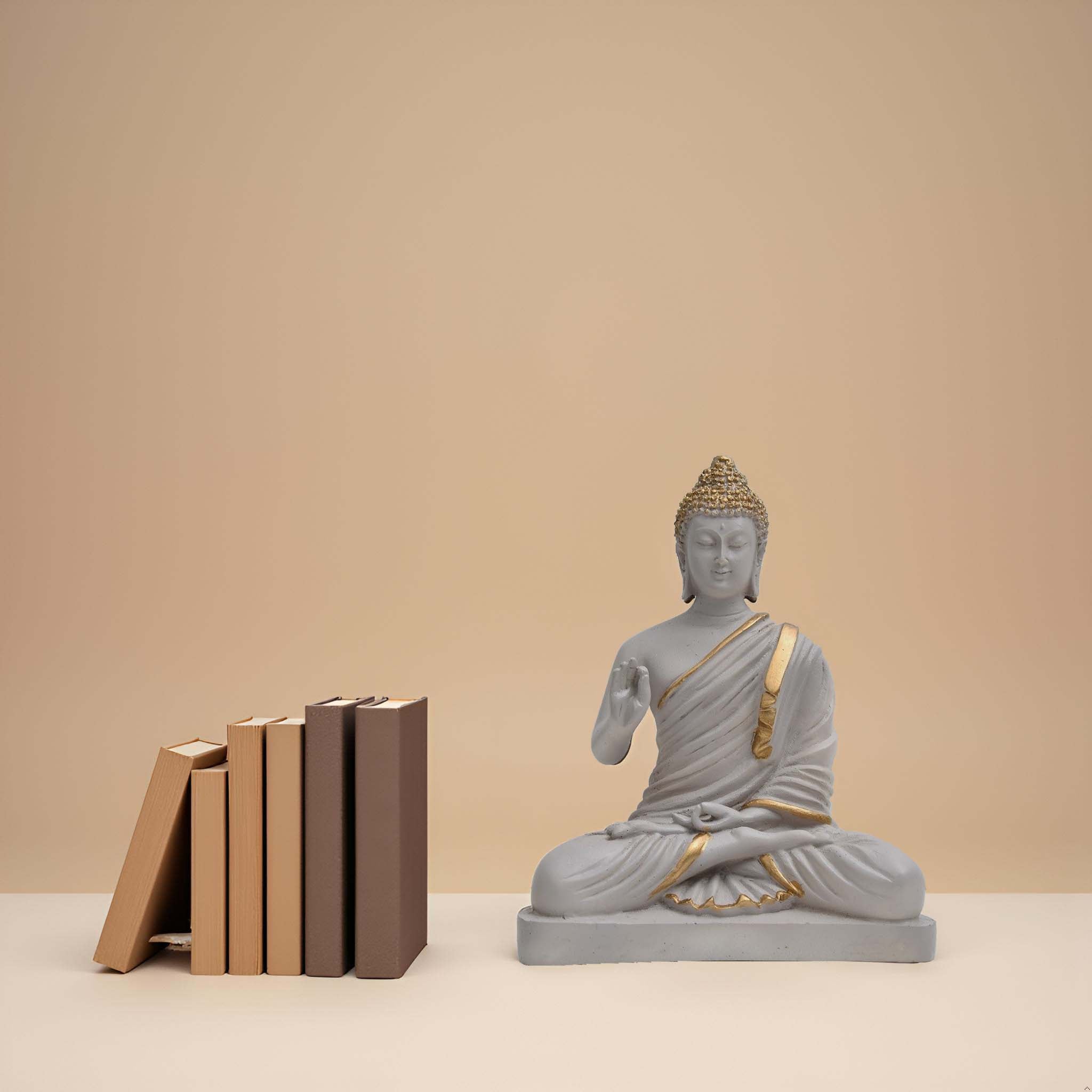 Light Brown Buddha Statue