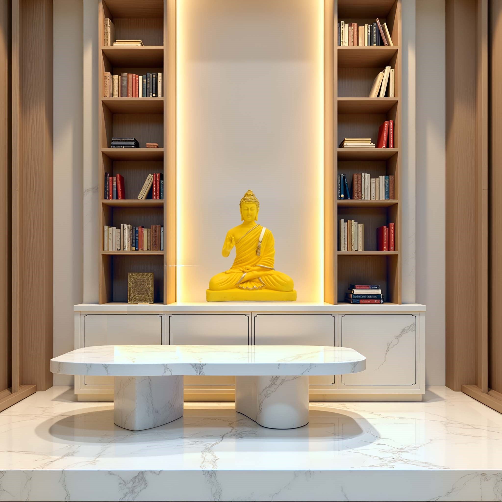 yellow buddha